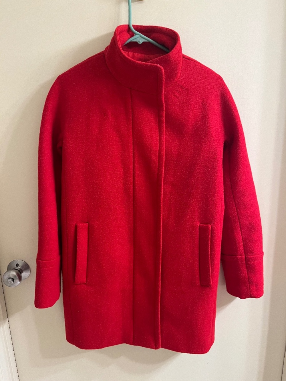 J. Crew City Coat Red Size 2
